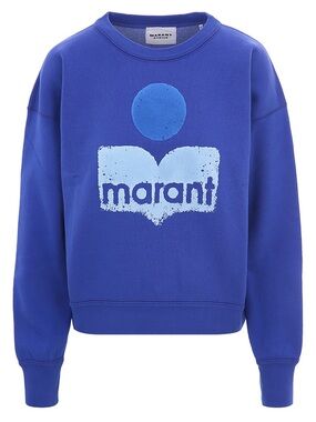 NWOT - ISABEL MARANT Etoile, Mobyli Sweatshirt, Two-Tone Blue, Size 36 / Small